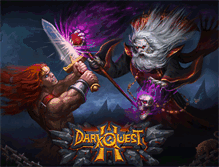 Tablet Screenshot of darkquest2.com